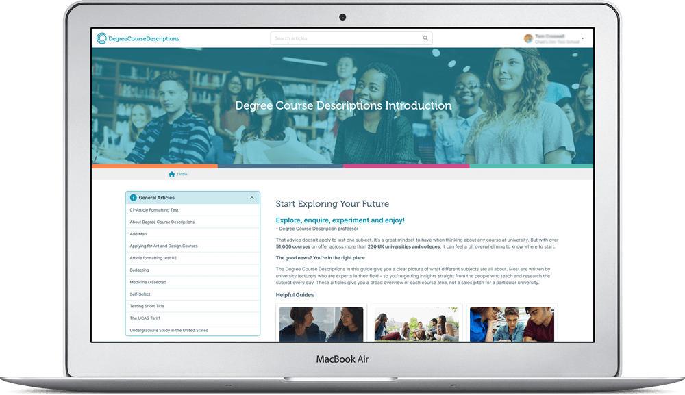 Degree Course Descriptions